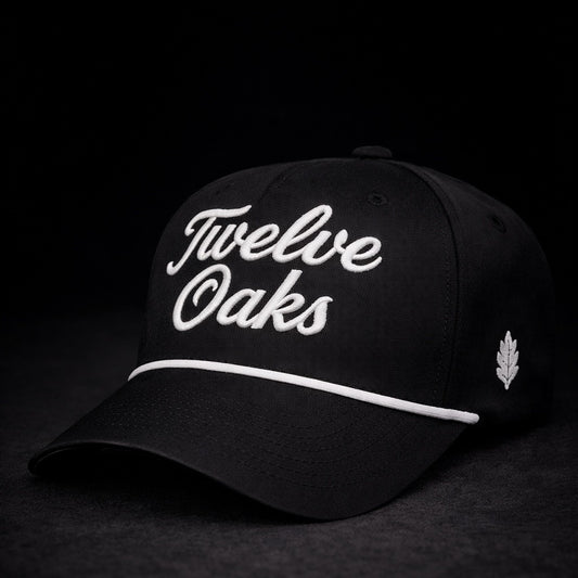 Legacy Collection Hat - White on Black